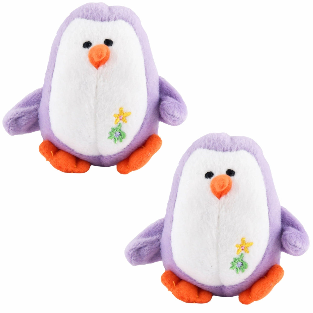 Jeffers Mini Plush Penguin Squeaker Toy, 3 in - FurrowpetstoreToysJeffers