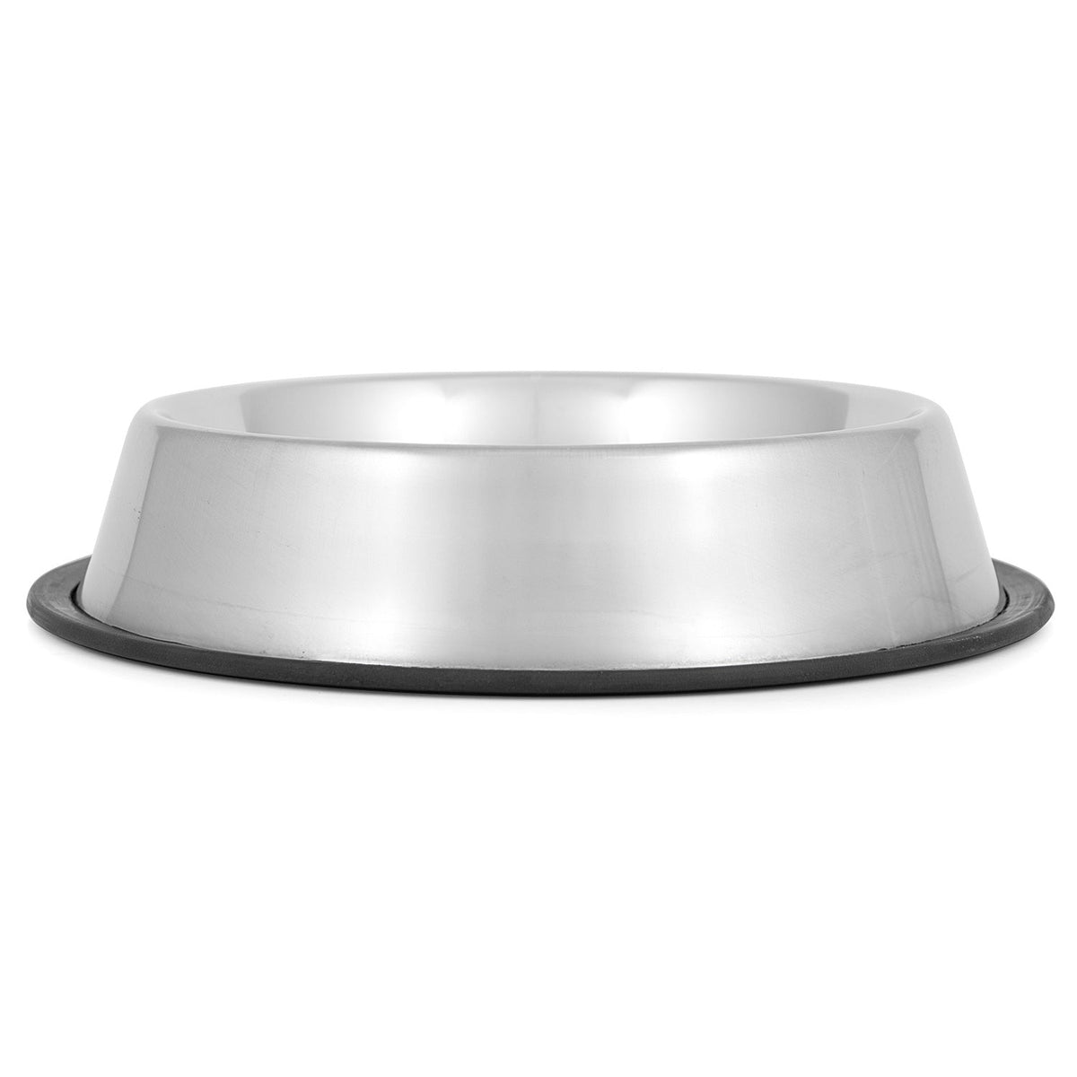 Jeffers No-Skid No-Tip Stainless Steel Pet Bowl