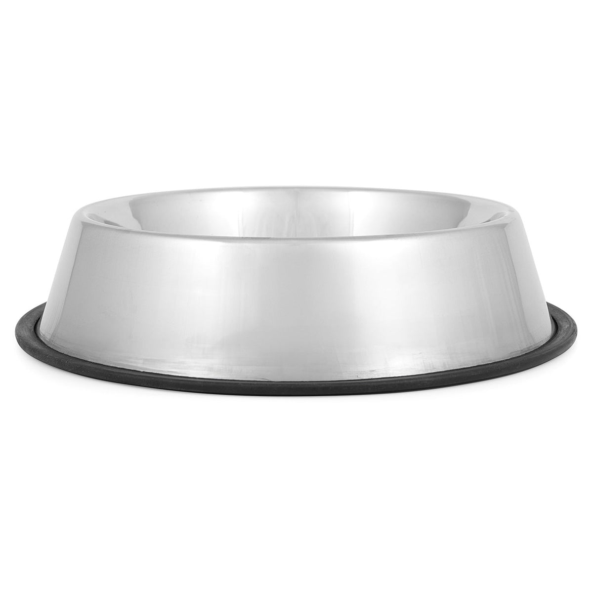 Jeffers No-Skid No-Tip Stainless Steel Pet Bowl