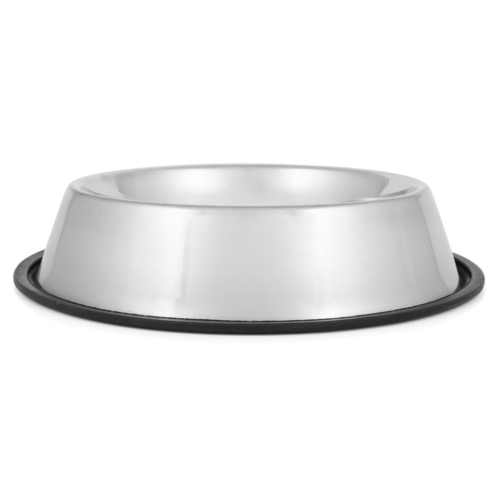 Jeffers No-Skid No-Tip Stainless Steel Pet Bowl