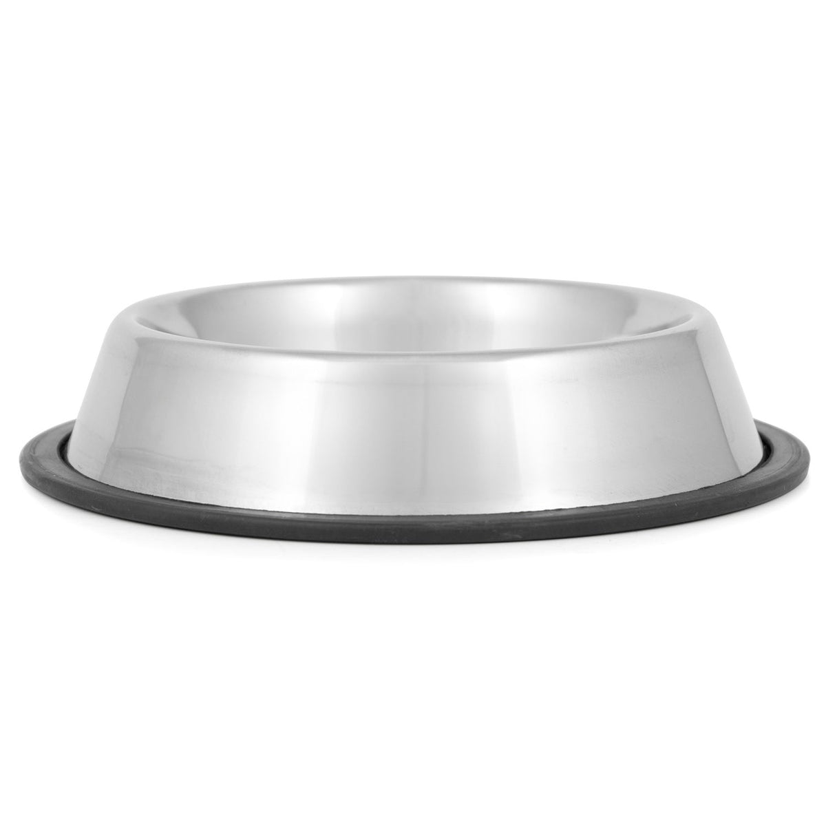 Jeffers No-Skid No-Tip Stainless Steel Pet Bowl