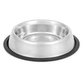 Jeffers No-Skid No-Tip Stainless Steel Pet Bowl