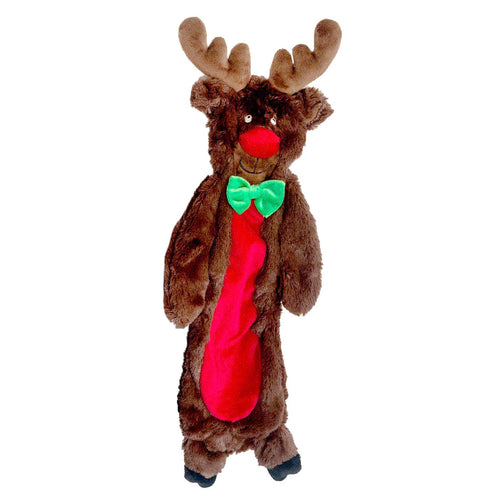Jeffers Christmas Characters Unstuffed Plush Dog Toys, 12 in