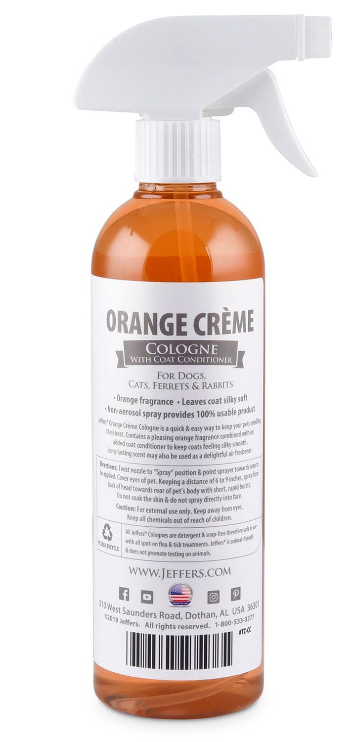 Jeffers Pet Cologne with Coat Conditioner, 16 oz - FurrowpetstoreGrooming & CleanupJeffers