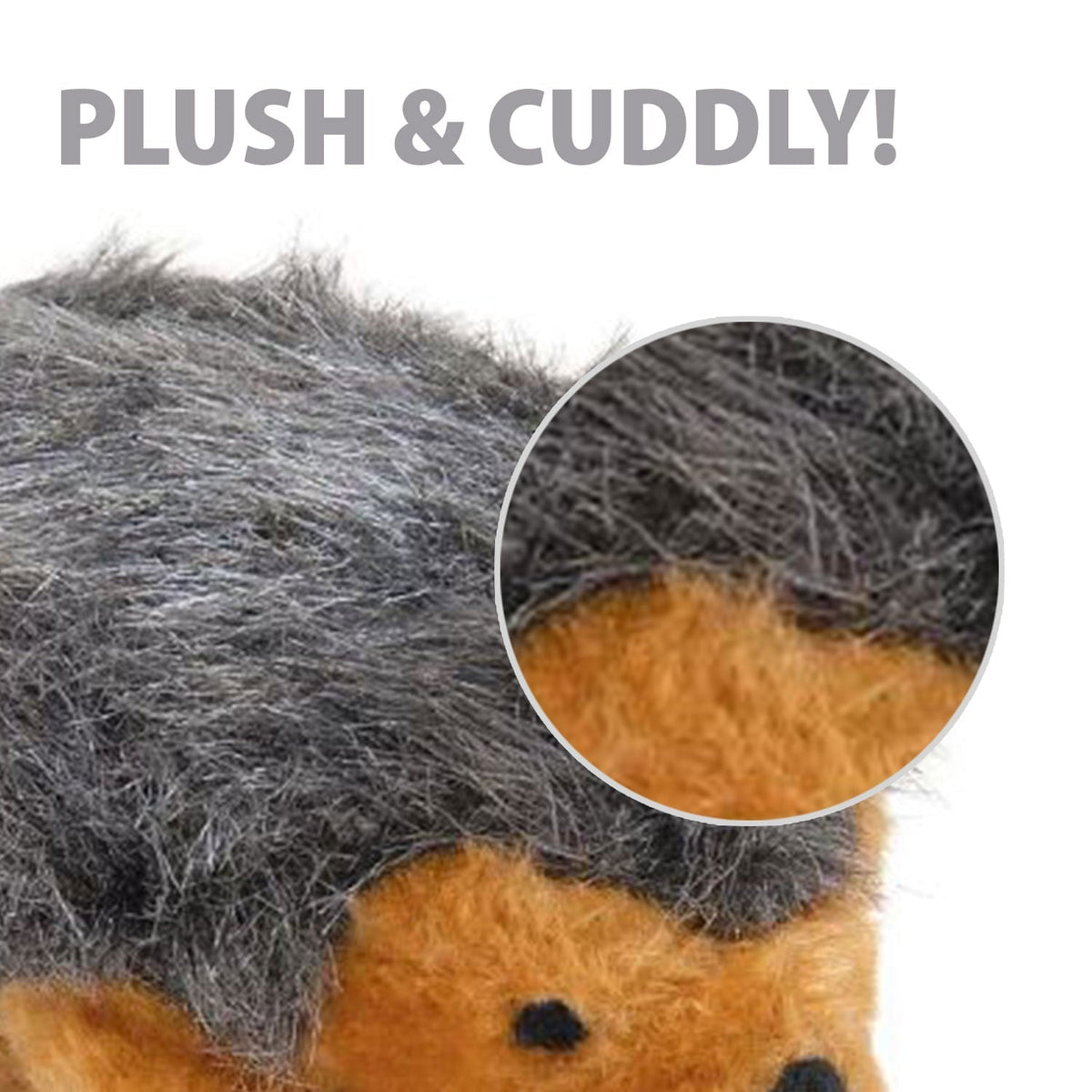 Jeffers Plush Hedgehog Squeaker Dog Toy - FurrowpetstoreToysJeffers