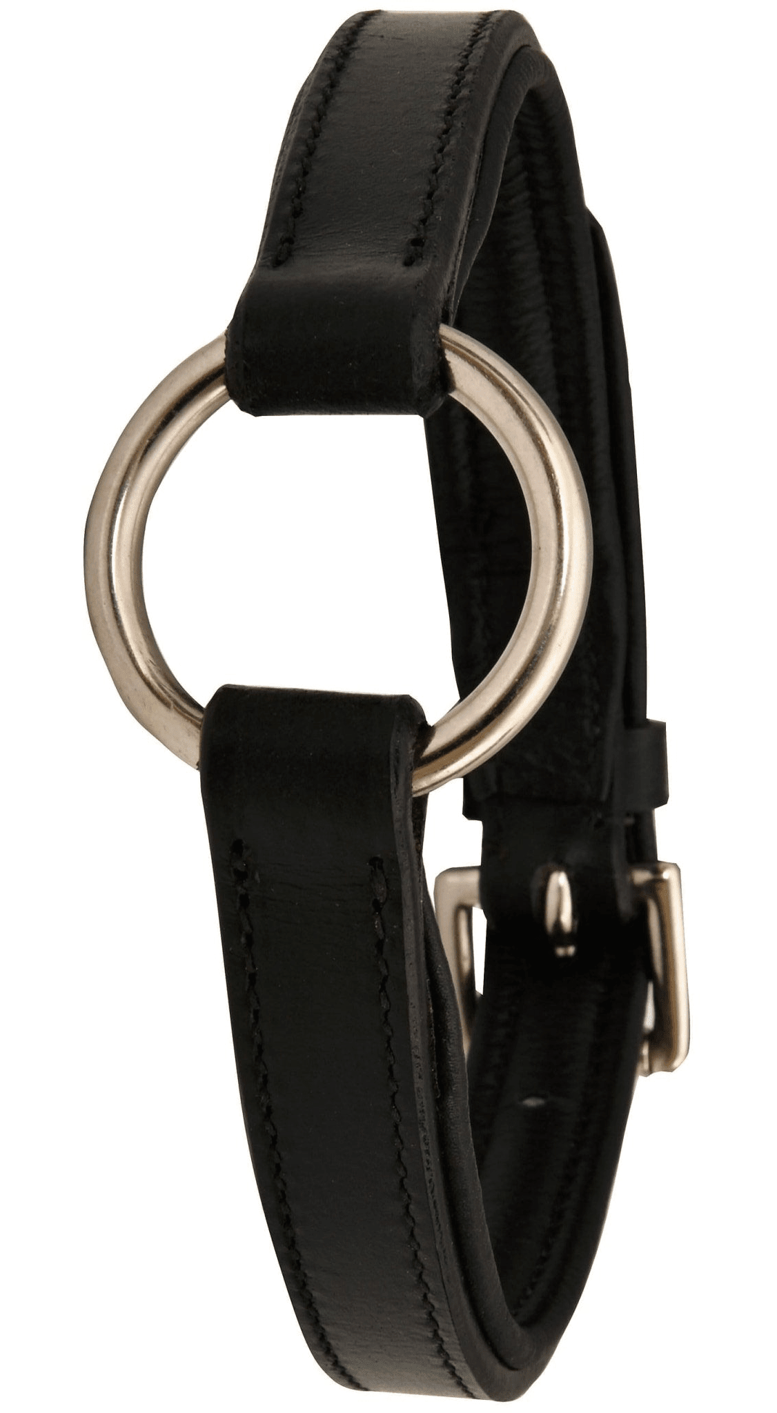 Jeffers Premium Padded Black Leather Dog Collar - FurrowpetstoreWalk & WasteJeffers