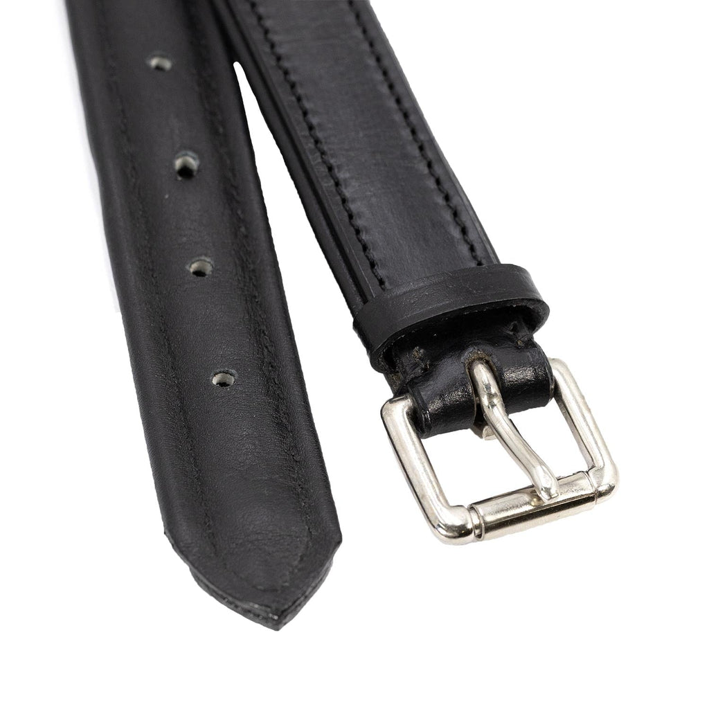 Jeffers Premium Padded Black Leather Dog Collar