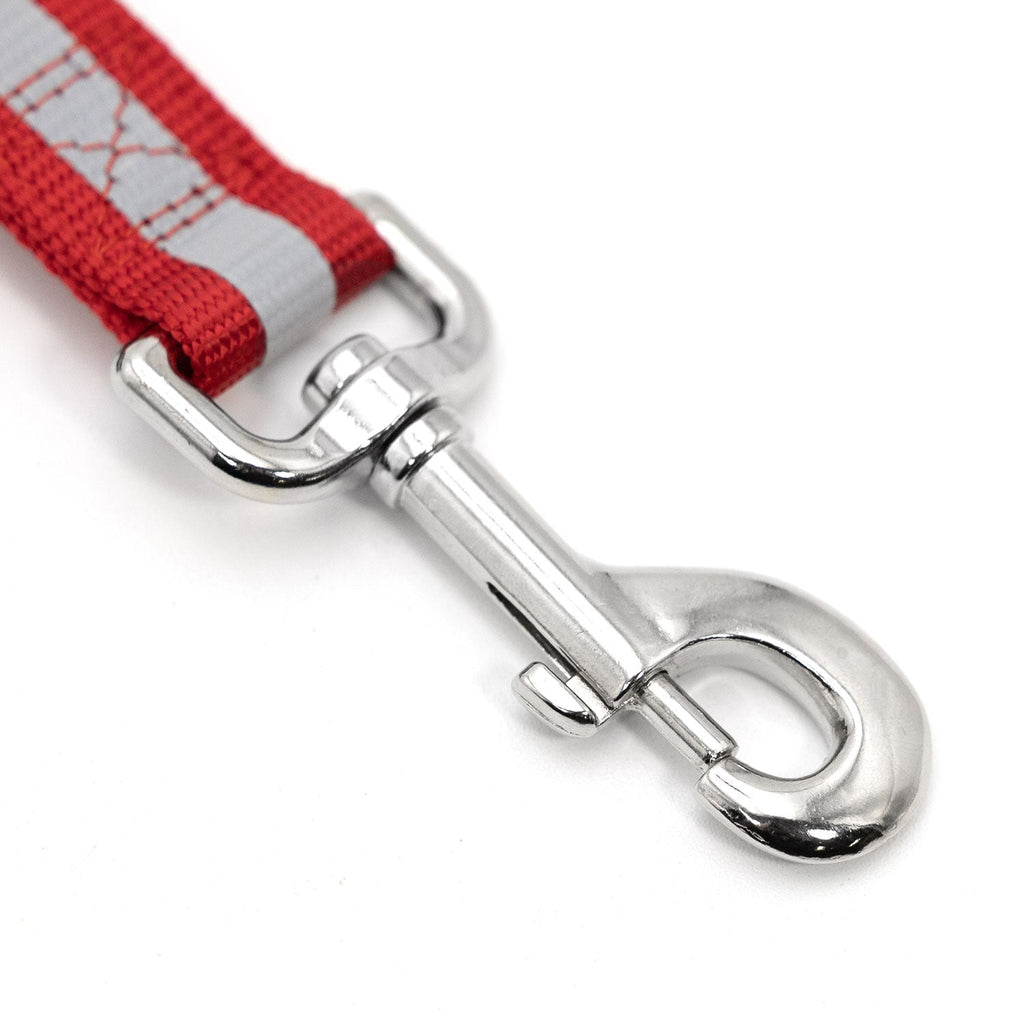 Jeffers Reflective Safety Stripe Nylon Dog Leash, 4 ft
