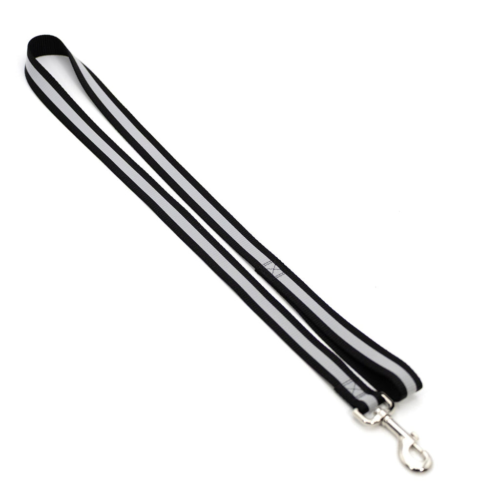 Jeffers Reflective Safety Stripe Nylon Dog Leash, 4 ft