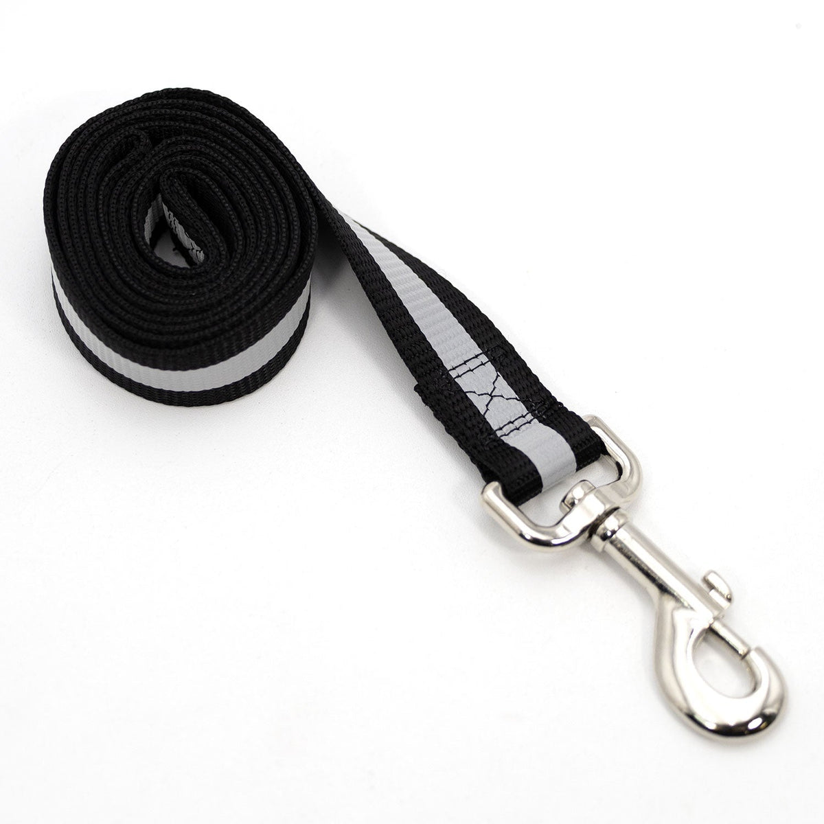 Jeffers Reflective Safety Stripe Nylon Dog Leash, 4 ft