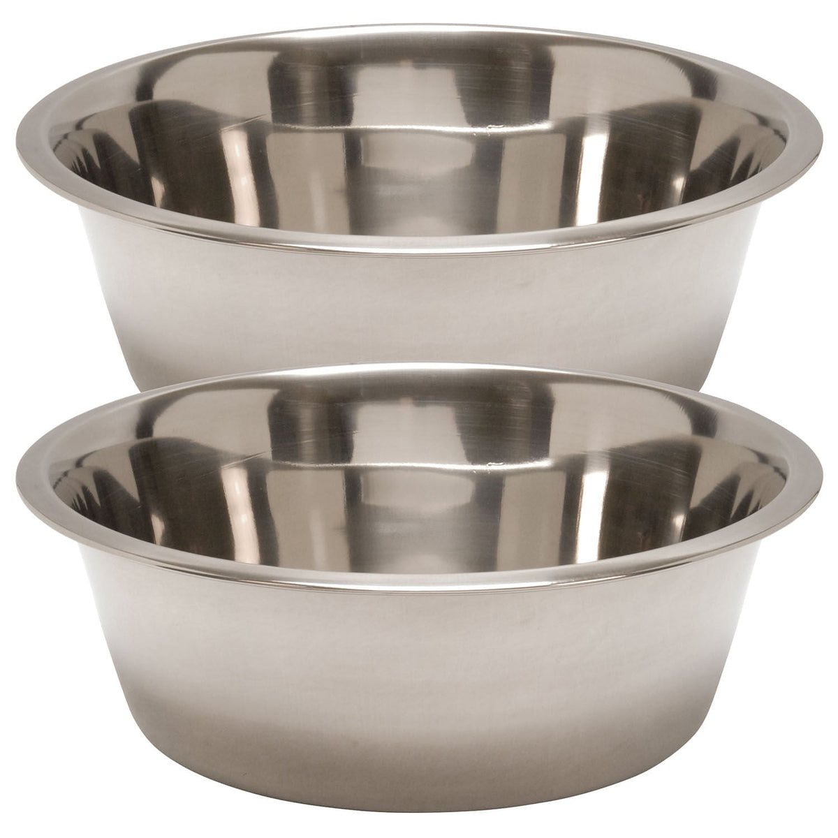 Jeffers Standard-Weight Stainless Steel Pet Bowl