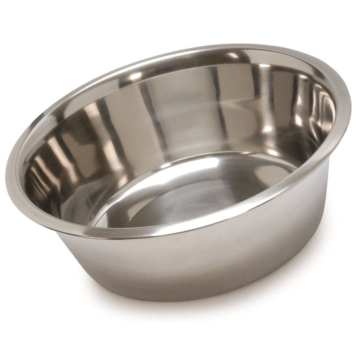 Jeffers Standard-Weight Stainless Steel Pet Bowl