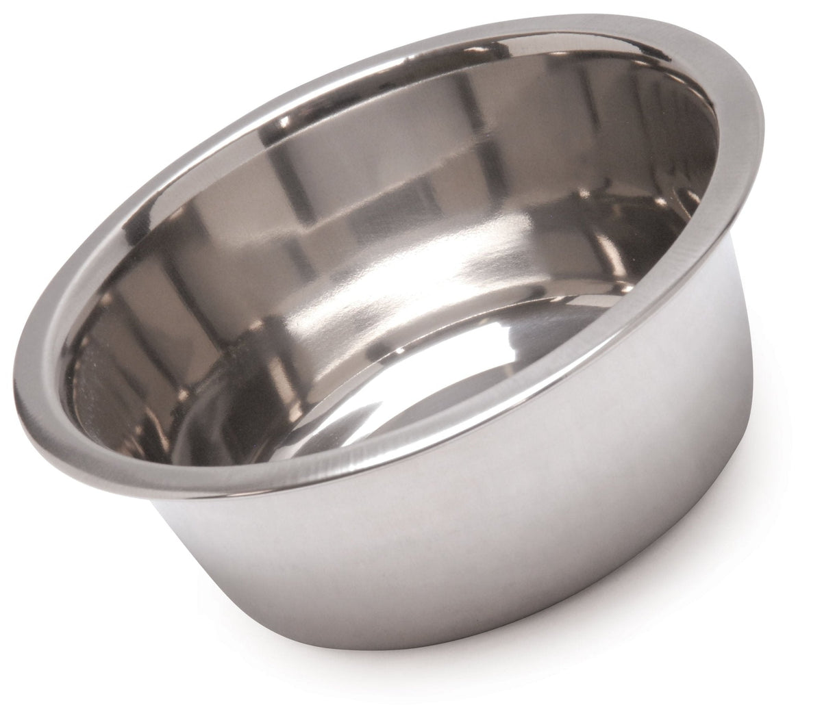 Jeffers Standard-Weight Stainless Steel Pet Bowl