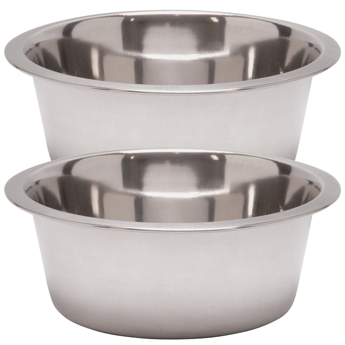 Jeffers Standard-Weight Stainless Steel Pet Bowl