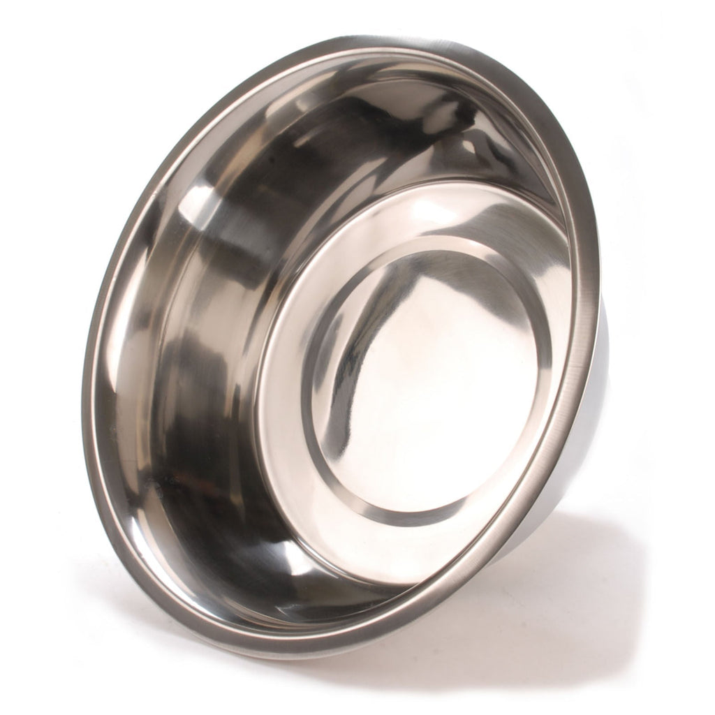Jeffers Standard-Weight Stainless Steel Pet Bowl