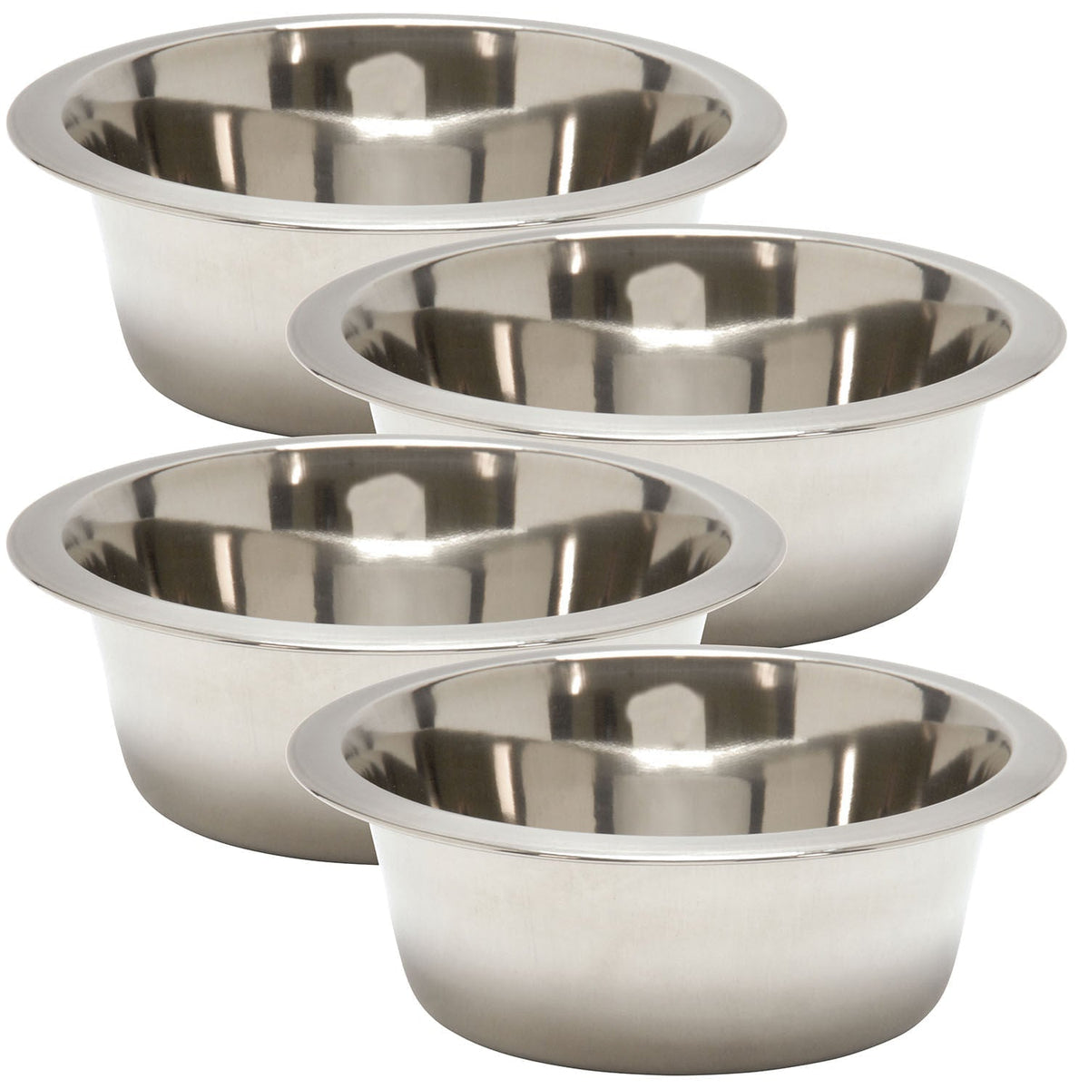 Jeffers Standard-Weight Stainless Steel Pet Bowl - FurrowpetstoreBowls, Feeding & EnrichmentJeffers