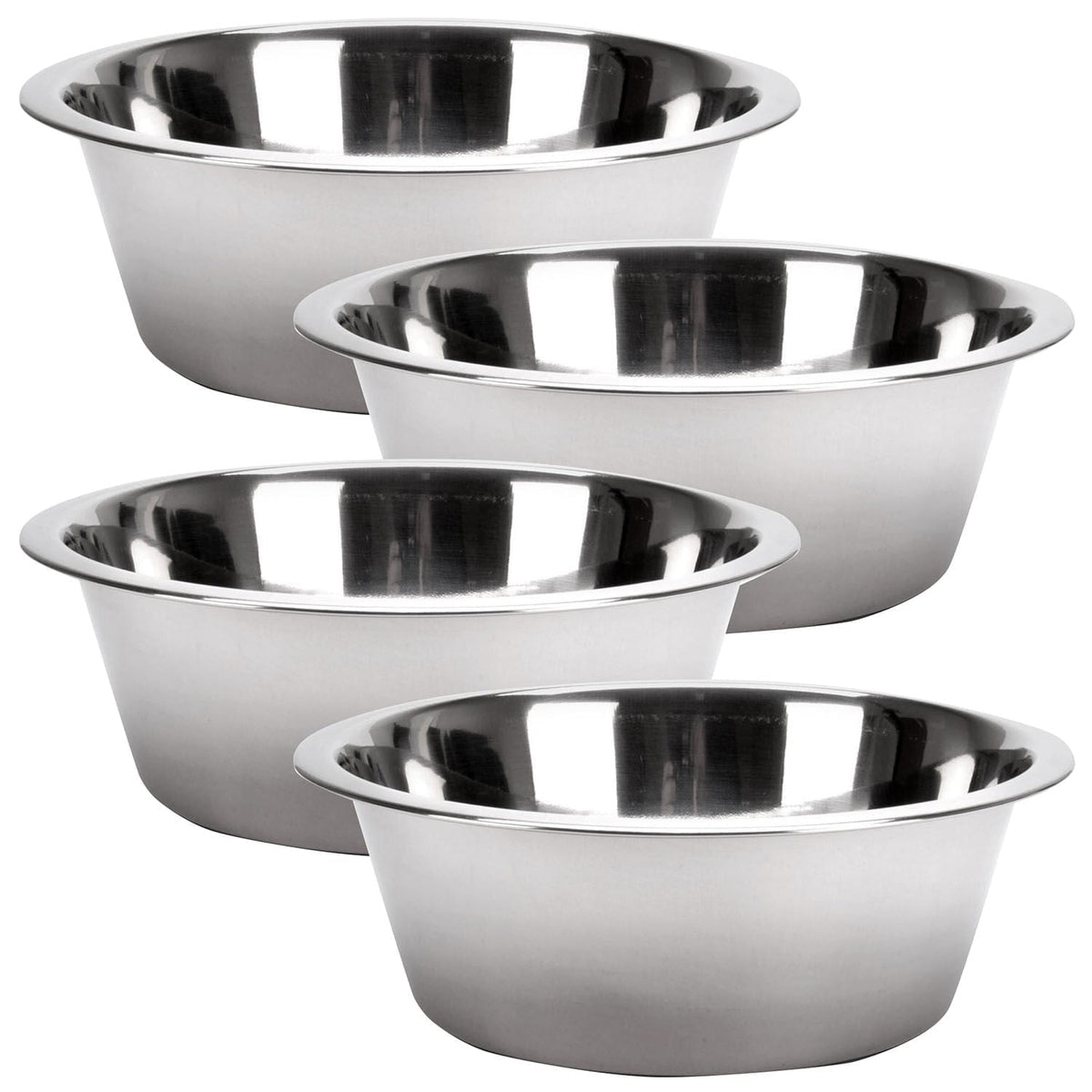 Jeffers Standard-Weight Stainless Steel Pet Bowl - FurrowpetstoreBowls, Feeding & EnrichmentJeffers