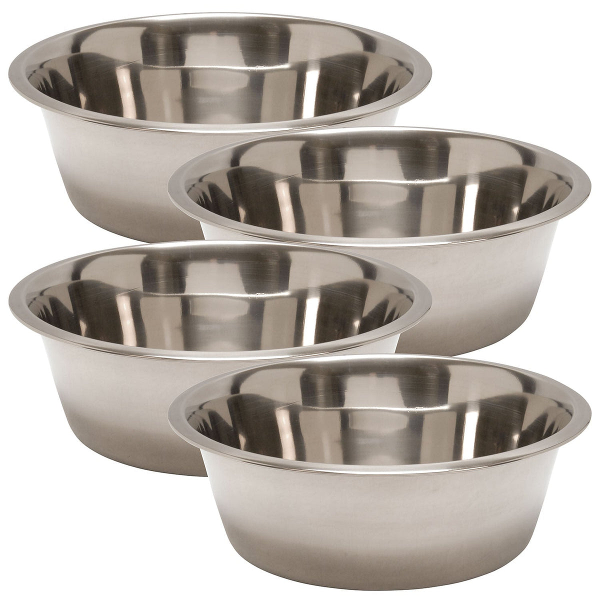 Jeffers Standard-Weight Stainless Steel Pet Bowl - FurrowpetstoreBowls, Feeding & EnrichmentJeffers
