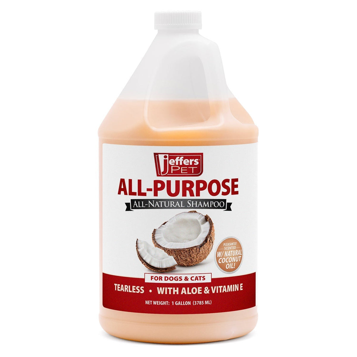 Jeffers Tearless Coconut Oil Shampoo for Dogs & Cats - FurrowpetstoreGrooming & CleanupJeffers