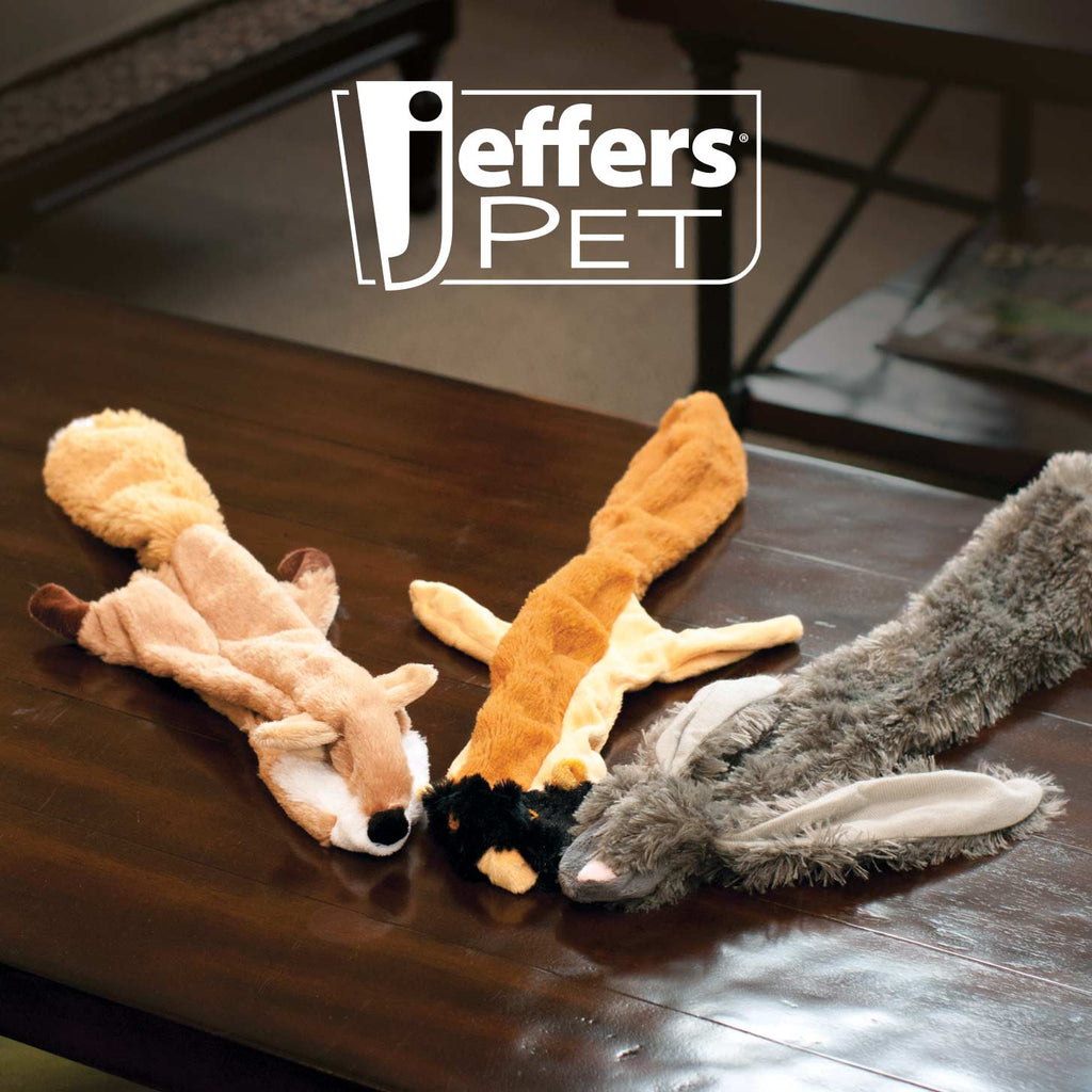 Jeffers Thinnies Unstuffed Plush Dog Toy, 21 in