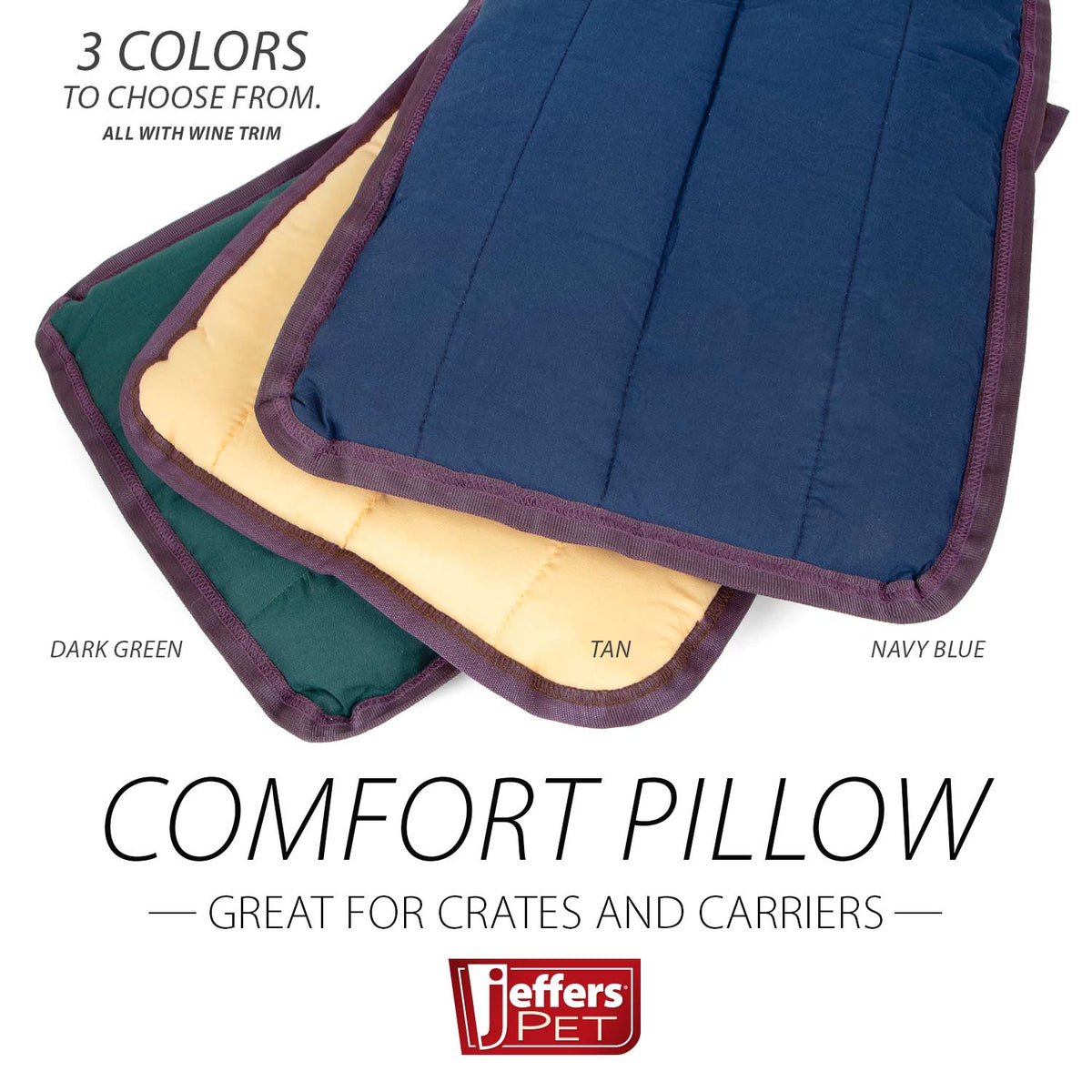 Jeffers Washable Comfort Dog Pillow - FurrowpetstoreBeds & FurnitureJeffers