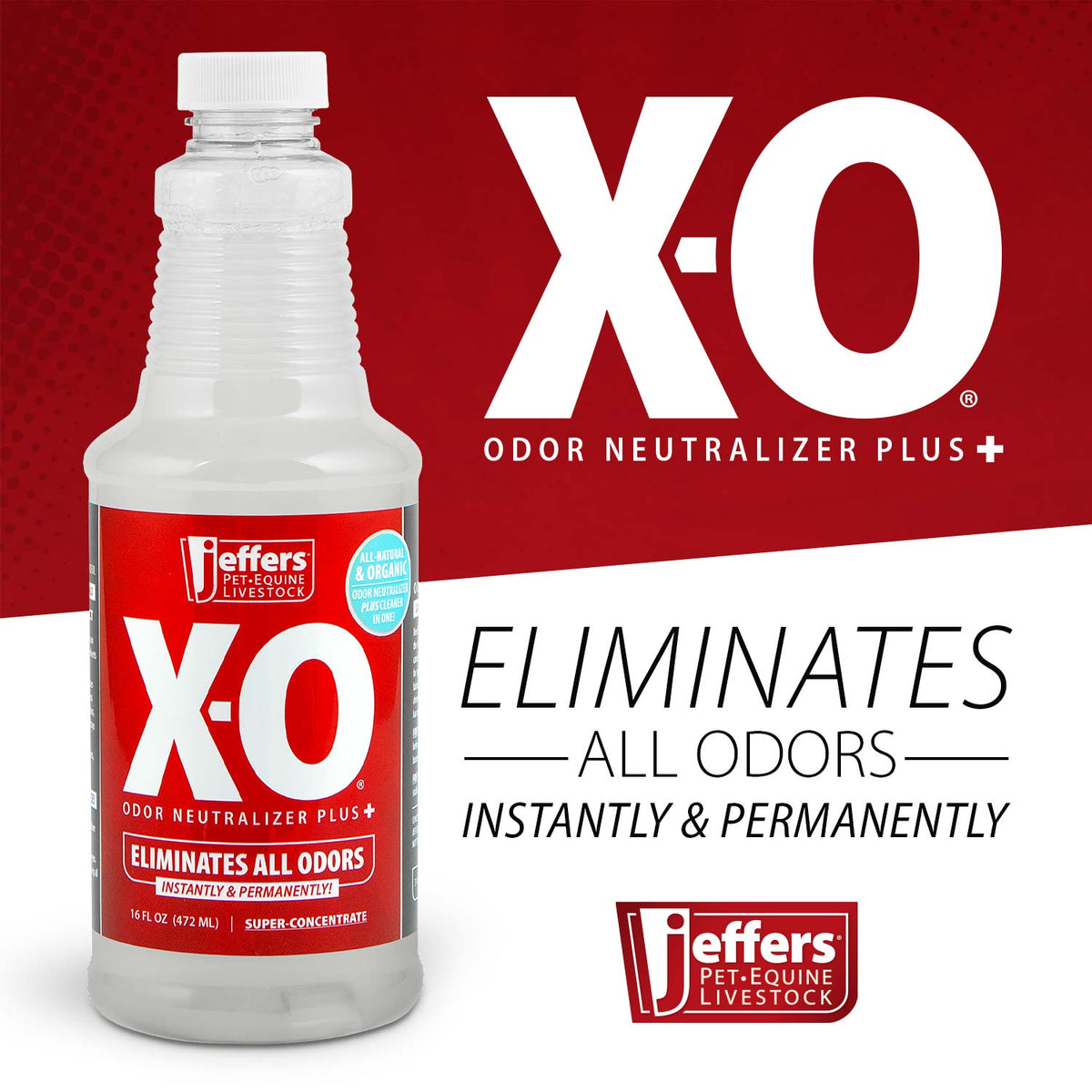 Jeffers X-O Pet Odor Neutralizer & Cleaner Concentrate