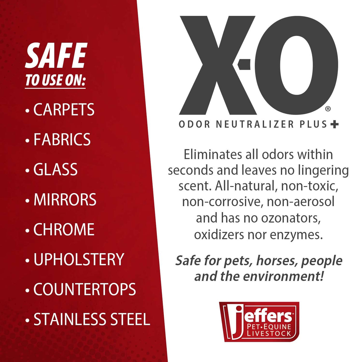 Jeffers X-O Pet Odor Neutralizer & Cleaner Concentrate