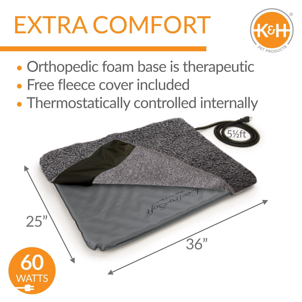 K&H Lectro-Soft Indoor/Outdoor Heated Pet Bed - FurrowpetstoreBeds & FurnitureJeffers