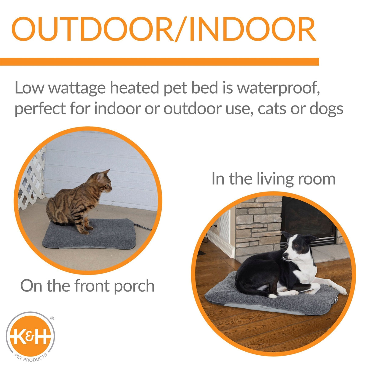 K&H Lectro-Soft Indoor/Outdoor Heated Pet Bed - FurrowpetstoreBeds & FurnitureJeffers
