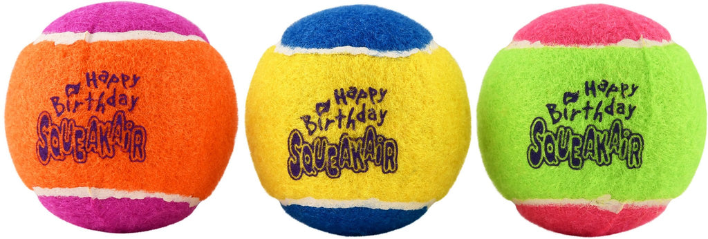KONG SqueakAir Birthday Balls, 3 Pack
