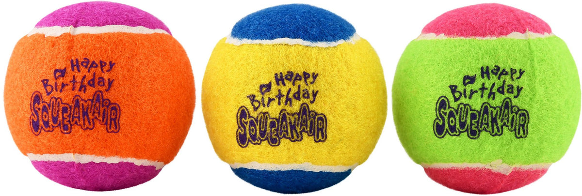 KONG SqueakAir Birthday Balls, 3 Pack