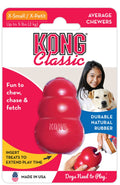 Red KONG Classic rubber dog toy