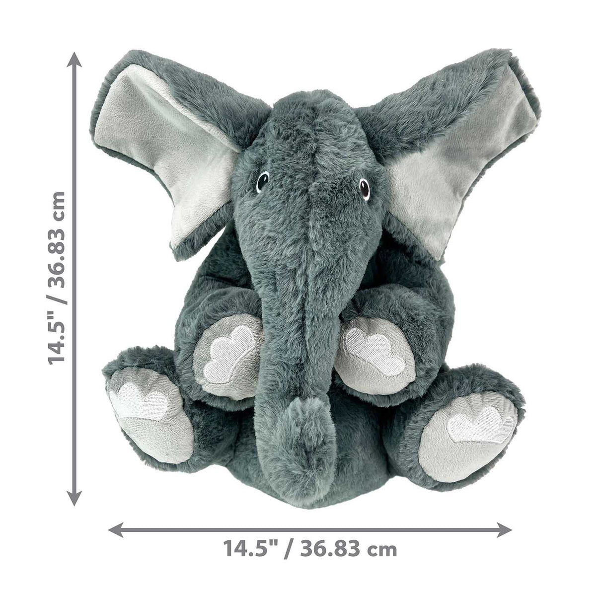 KONG Comfort Kiddos Jumbo Elephant Dog Toy, XL