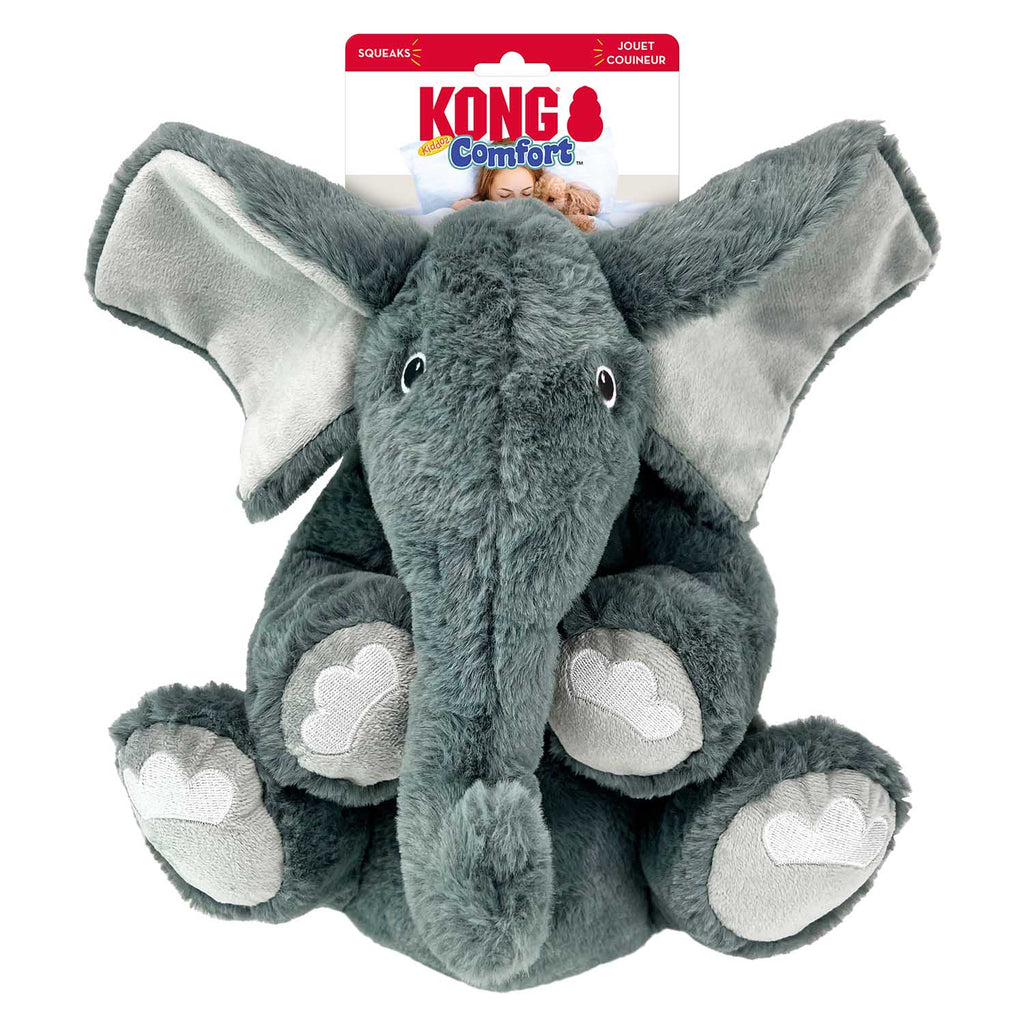 KONG Comfort Kiddos jumbo plush elephant dog toy