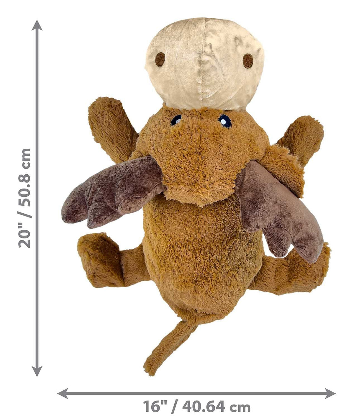 KONG Cozie Jumbo Marvin Moose Dog Toy, XL