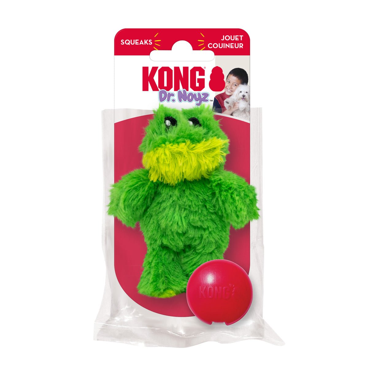 KONG Dr. Noyz Plush Dog Toys, X-Small