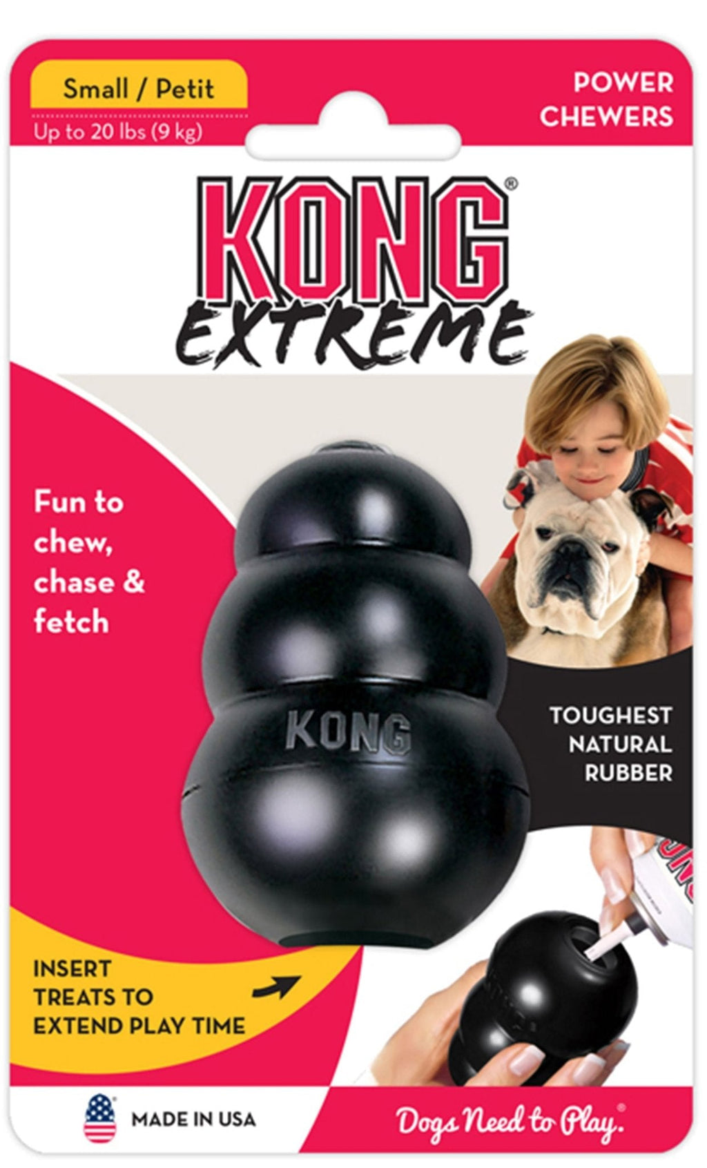 KONG Extreme Stuffable Rubber Dog Toy