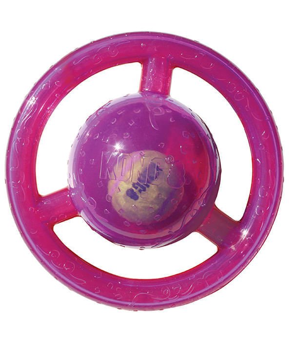 KONG Jumbler Disc Squeaker Dog Toy, M/L