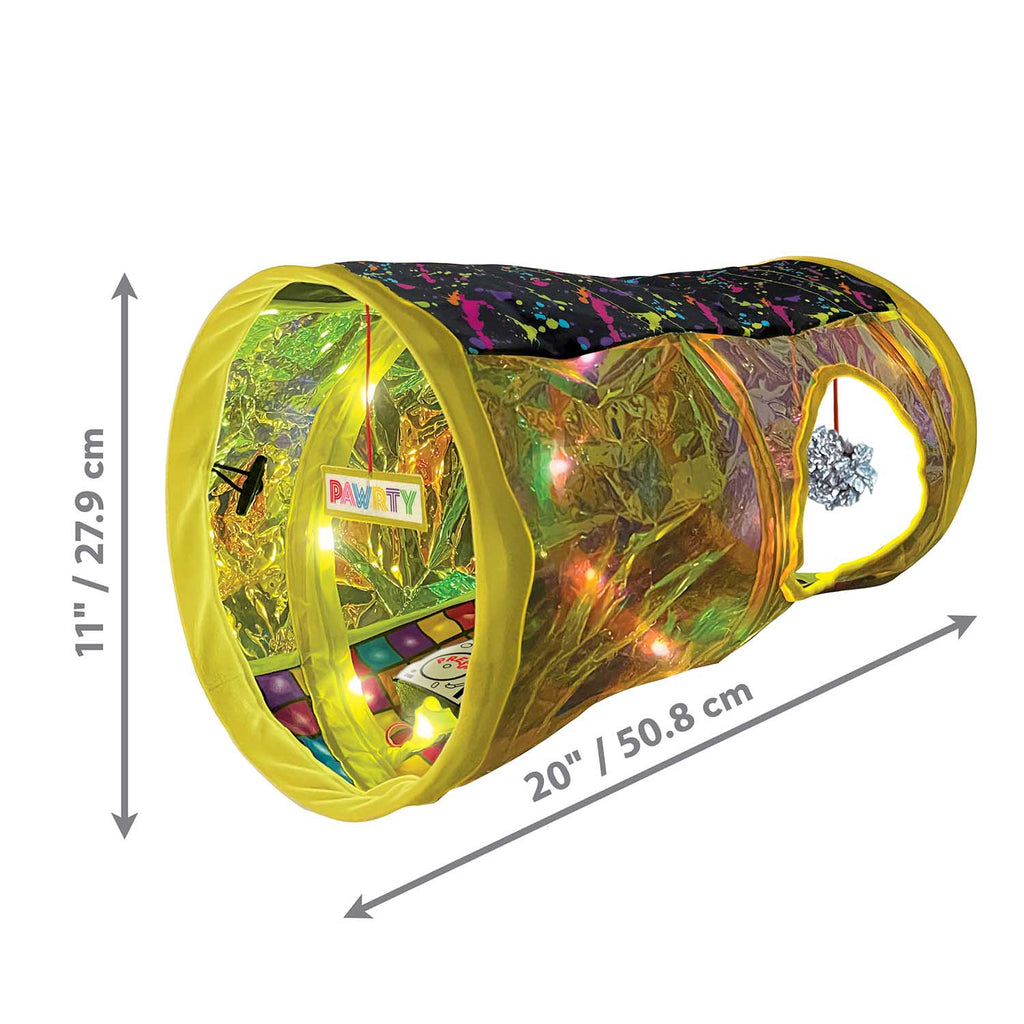 KONG Play Spaces Rave Cave Cat Tunnel - FurrowpetstoreToysJeffers