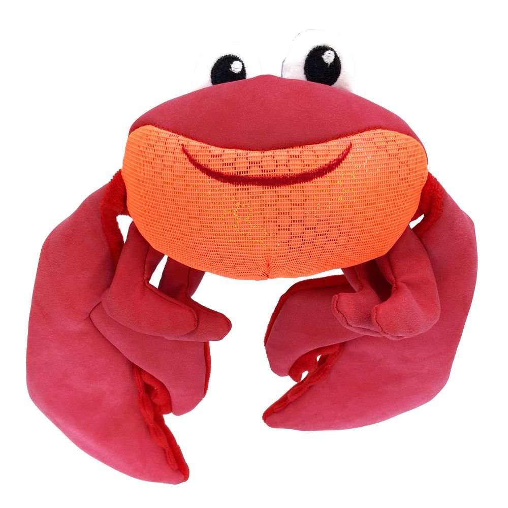 KONG Shakers Shimmy crab dog toy with floppy claws