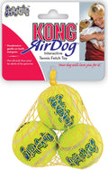 KONG SqueakAir yellow squeaker tennis balls for dogs