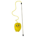 Yellow KONG Teaser Chirps chick cat wand toy
