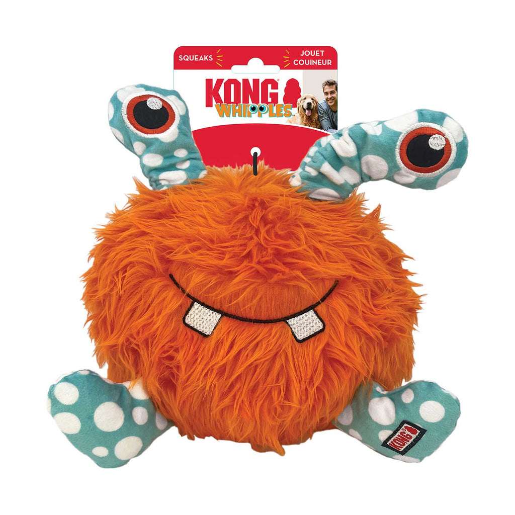 KONG Whipples Plush Squeaker Dog Toy, XL