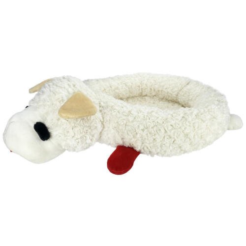 Lamb Chop Cuddly Round Dog Bed, 27 Inch