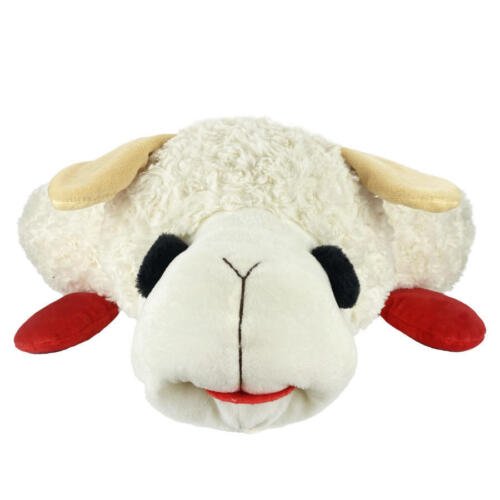Round Lamb Chop character dog bed, 27 inches