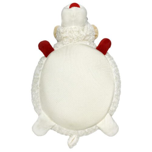 Lamb Chop Cuddly Round Dog Bed, 27 Inch
