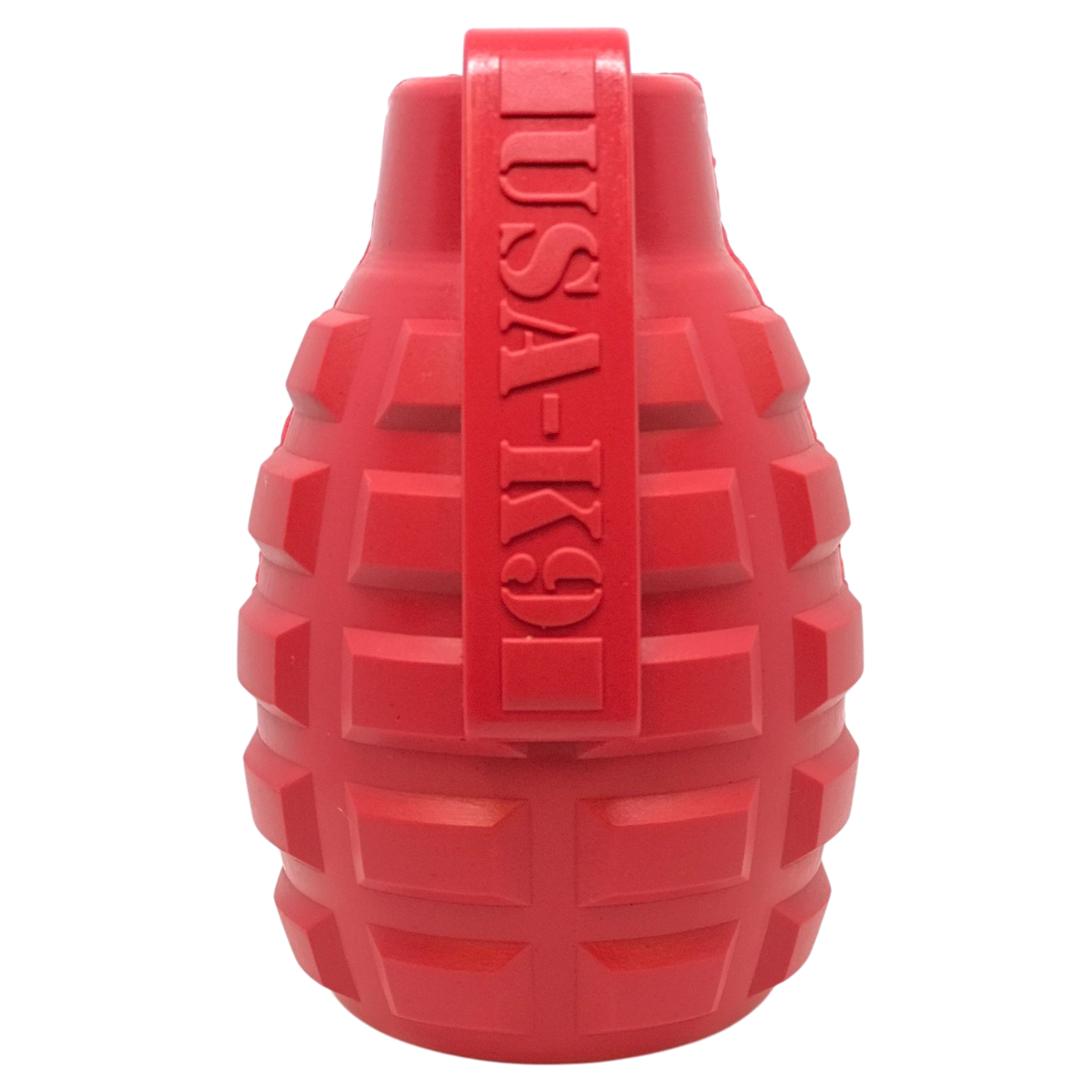 USA-K9 grenade-shaped rubber dog toy