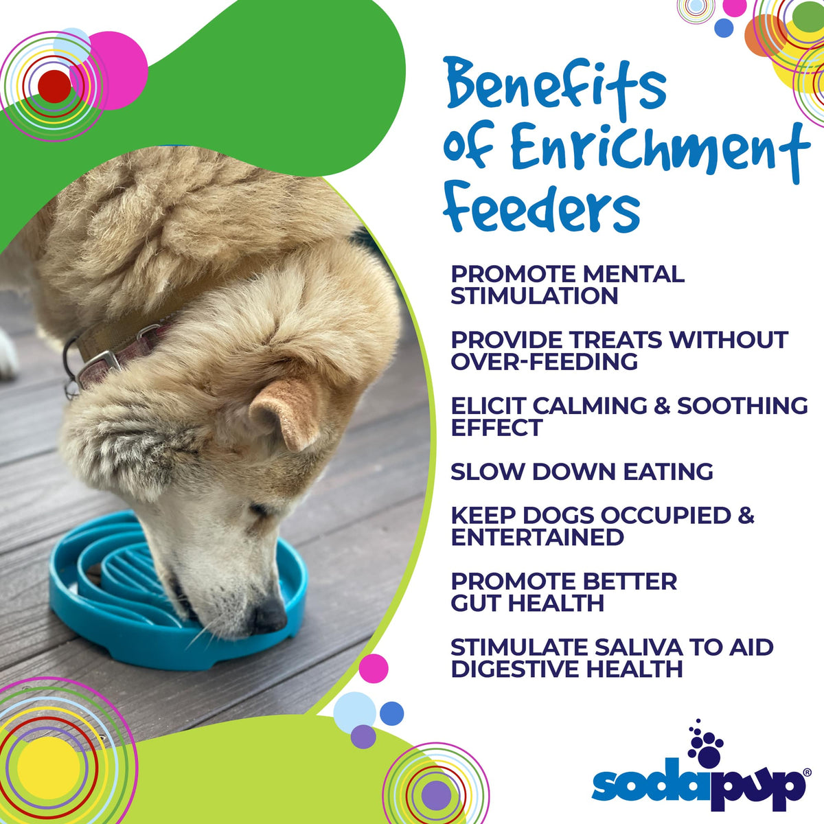 SodaPup Baja eTray Shallow Slow Feeder - FurrowpetstoreBowls, Feeding & EnrichmentSodaPup/True Dogs, LLC