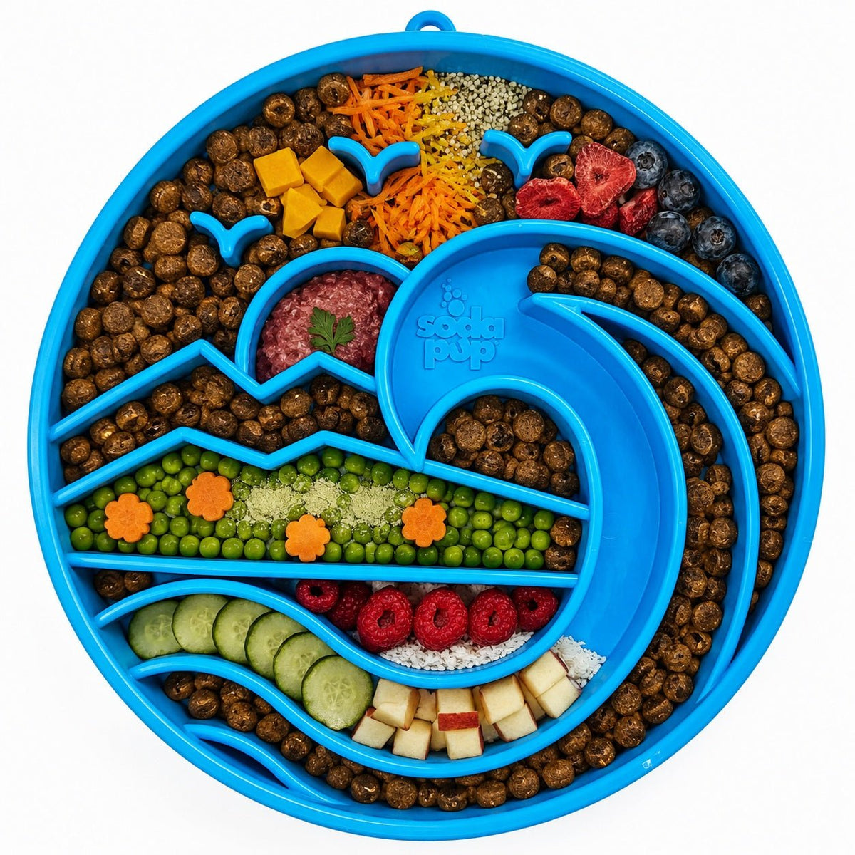 SodaPup Baja eTray Shallow Slow Feeder - FurrowpetstoreBowls, Feeding & EnrichmentSodaPup/True Dogs, LLC
