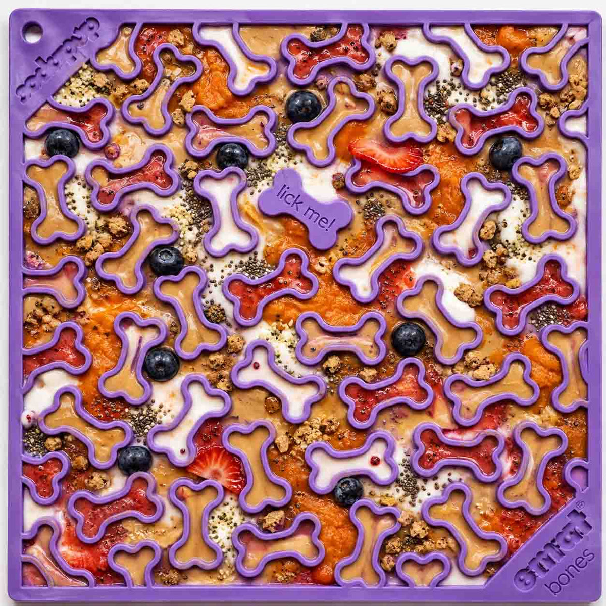 SodaPup Bones eMat Lick Mat for Dogs & Cats - FurrowpetstoreBowls, Feeding & EnrichmentSodaPup/True Dogs, LLC